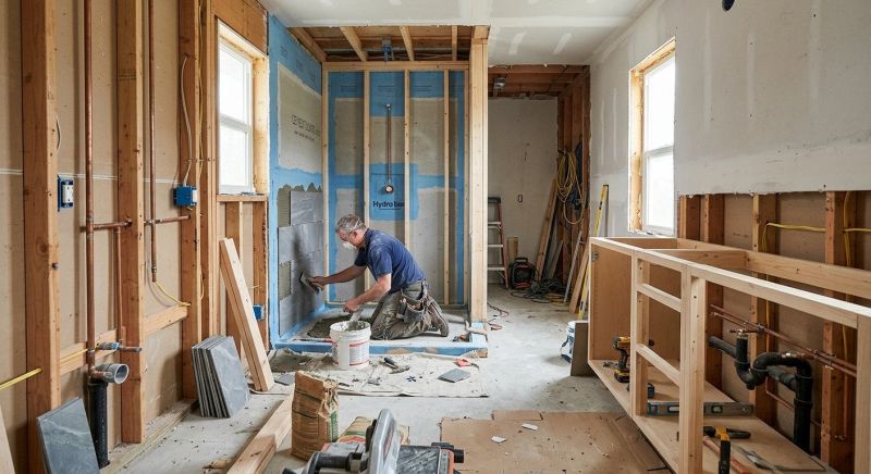 Bathroom Floor Replacement in Denver County, CO